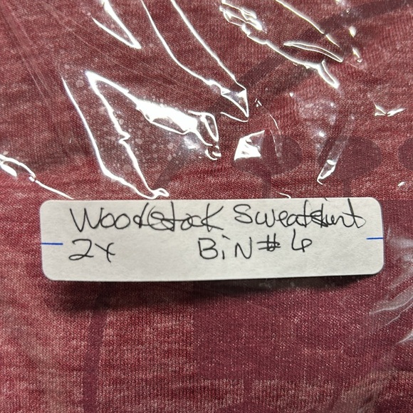 Woodstock Adult 2X Sweatshirt Factory Distressed Music Festival Grunge Cyberpunk - Picture 10 of 10